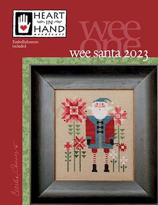 Wee Santa 2023-Heart In Hand Needleart-