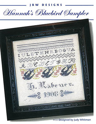 Hannah's Bluebird Sampler-JBW Designs-