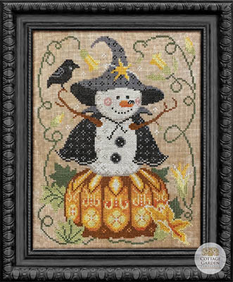 Snowman Collector #11-The Witch-Cottage Garden Samplings-