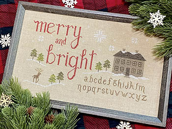 Merry And Bright Sampler-Crafty Bluebonnet Designs-