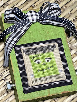 Frankenstein Spool-Crafty Bluebonnet Designs-