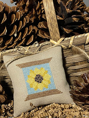 Sunflower Spool-Crafty Bluebonnet Designs-