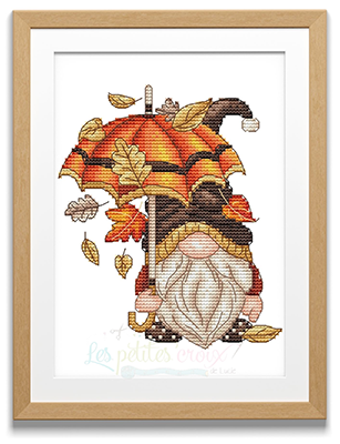 Autumn Gnome Umbrella-Les Petites Croix De Lucie-