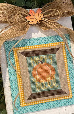 Happy Fall Spool-Crafty Bluebonnet Designs-