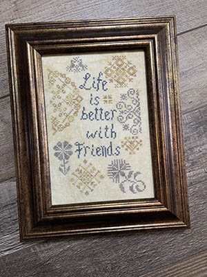 Quaker Friends-From The Heart Needleart-