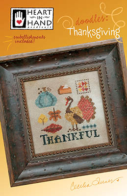 Doodles-Thanksgiving-Heart In Hand Needleart-