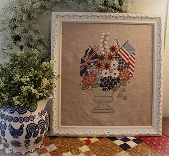 Red, White And Blue-Cosford Rise Stitchery-