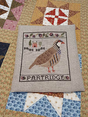 Partridge And Blackberries-Cosford Rise Stitchery-