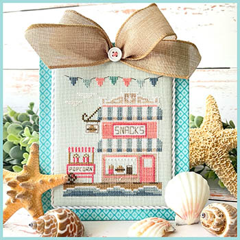 Beach Boardwalk-Snack Shop-Country Cottage Needleworks-