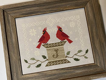 Twin Cardinals-Crafty Bluebonnet Designs-