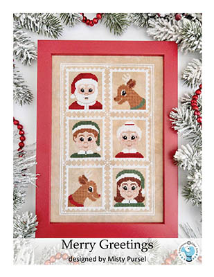 Merry Greetings-Luminous Fiber Arts-