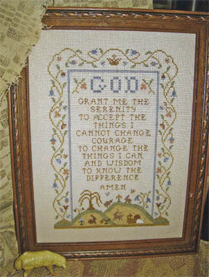 Serenity Prayer (reprint)-Homespun Elegance-