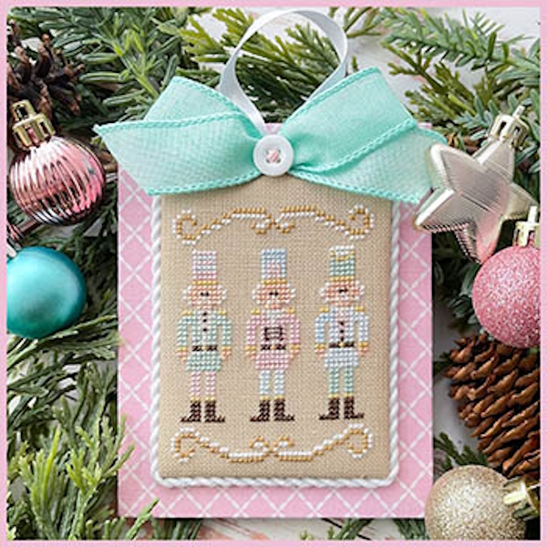 Pastel Collection #2-Nutcracker Trio-Country Cottage Needleworks-