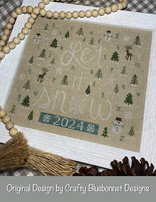 Let It Snow Sampler-Crafty Bluebonnet Designs-