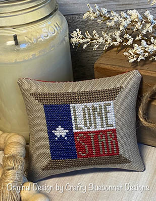 Texas State Spool-Crafty Bluebonnet Designs-