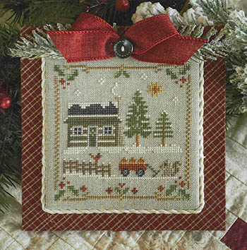 Log Cabin Squirrel-Little House Needleworks-