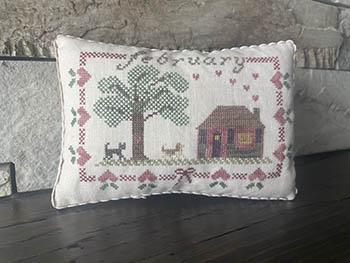 February Cottage-From The Heart Needleart-