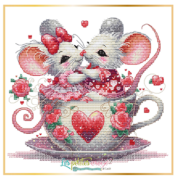 Be Mine (Mice In Teacup)-Les Petites Croix De Lucie-