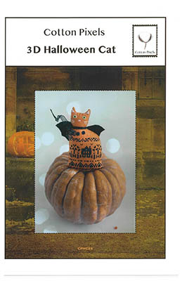 3D Halloween Cat-Cotton Pixels-