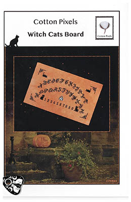 Witch Cats Board-Cotton Pixels-