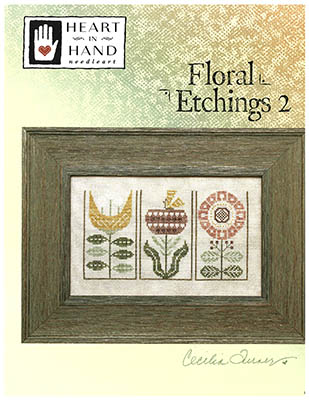 Floral Etchings #2-Heart In Hand Needleart-