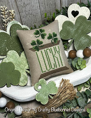 Lucky Clover Spool-Crafty Bluebonnet Designs-