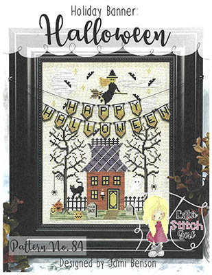 Halloween Holiday Banner-Little Stitch Girl-