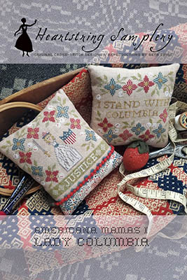 Lady Columbia-Americana Mamas I-Heartstring Samplery-