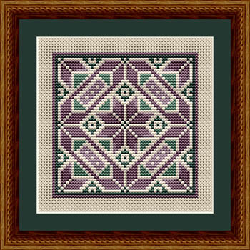 Amethyst Garden Square-Happiness Is Heartmade-