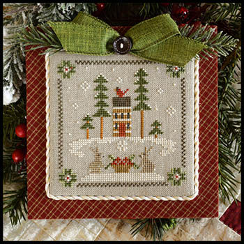 Log Cabin Bunnies-Little House Needleworks-