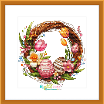 Easter Wreath 2024-Les Petites Croix De Lucie-