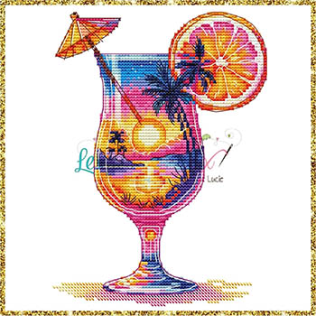 Sunset Cocktail-Les Petites Croix De Lucie-