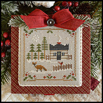 Log Cabin Fox-Little House Needleworks-