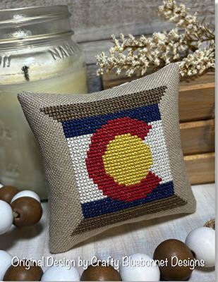 Colorado State Spool-Crafty Bluebonnet Designs-