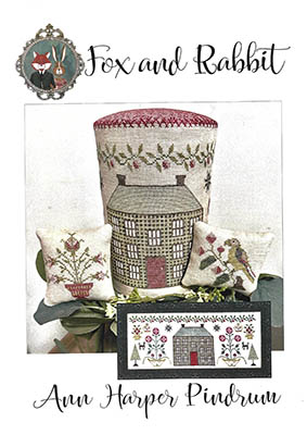 Ann Harper Pin Drum-Fox And Rabbit Designs-