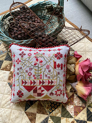 Betsy's Patriotic Basket-Canada Day-Pansy Patch Quilts & Stitchery-