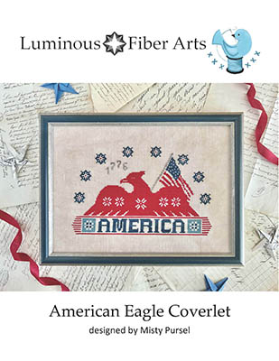 American Eagle Coverlet-Luminous Fiber Arts-