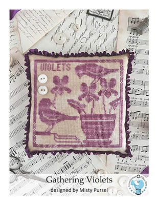 Gathering Violets-Luminous Fiber Arts-