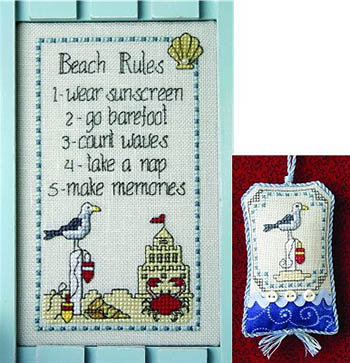 Beach Rules (3pk w/ embellishments)-Sweetheart Tree-