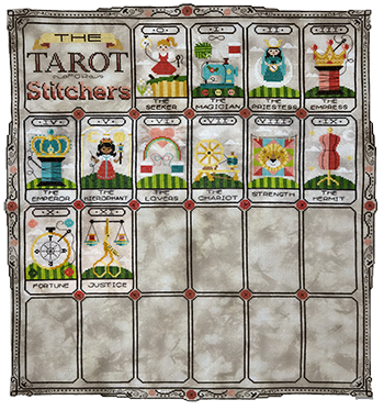 Tarot For Stitchers #6-Tiny Modernist-