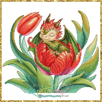 Baby Dragon Tulip-Les Petites Croix De Lucie-