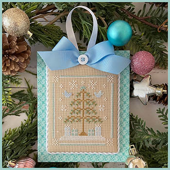 Pastel Collection #8-Frosty Christmas-Country Cottage Needleworks-