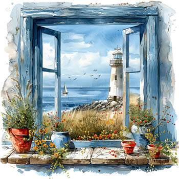 Nautical Window Magnet-Les Petites Croix De Lucie-