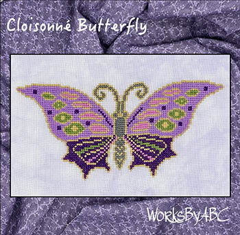 Cloisonne Butterfly-Works By ABC-