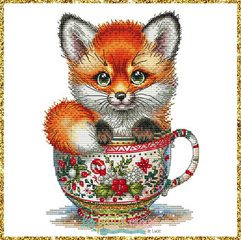 Christmas Animals Cup Fox-Les Petites Croix De Lucie-