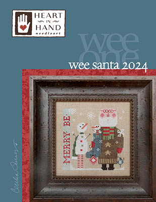 Wee Santa 2024-Heart in Hand Needleart-