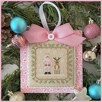 Pastel Collection #9-Santa And Rudolph-Country Cottage Needleworks-