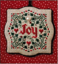 Joy Christmas Ornament (w/ beads)-Sweetheart Tree-