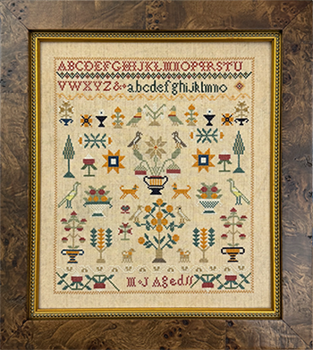 MJ Aged 11 Sampler-Just Stitching Along-