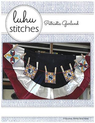 Patriotic Garland-Luhu Stitches-